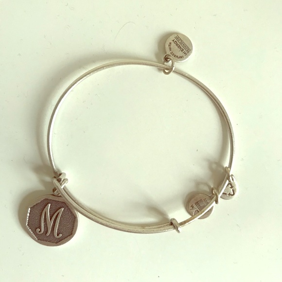 Alex and Ani Jewelry - Alex and Ani “M” Charm Bangle Alex and Ani Jewelry - Alex and Ani “M” Charm Bangle